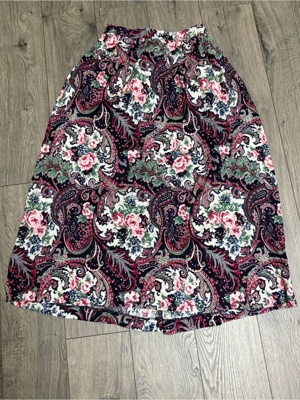 Floral midi skirt size 10